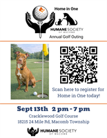 Humane Society of Macomb's Home In One Golf Scramble