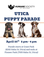 Humane Society of Macomb & The Utica Puppy Parade