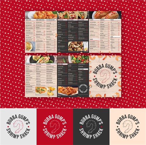 Jpetrous.com | Menu Design | Bubba Gump