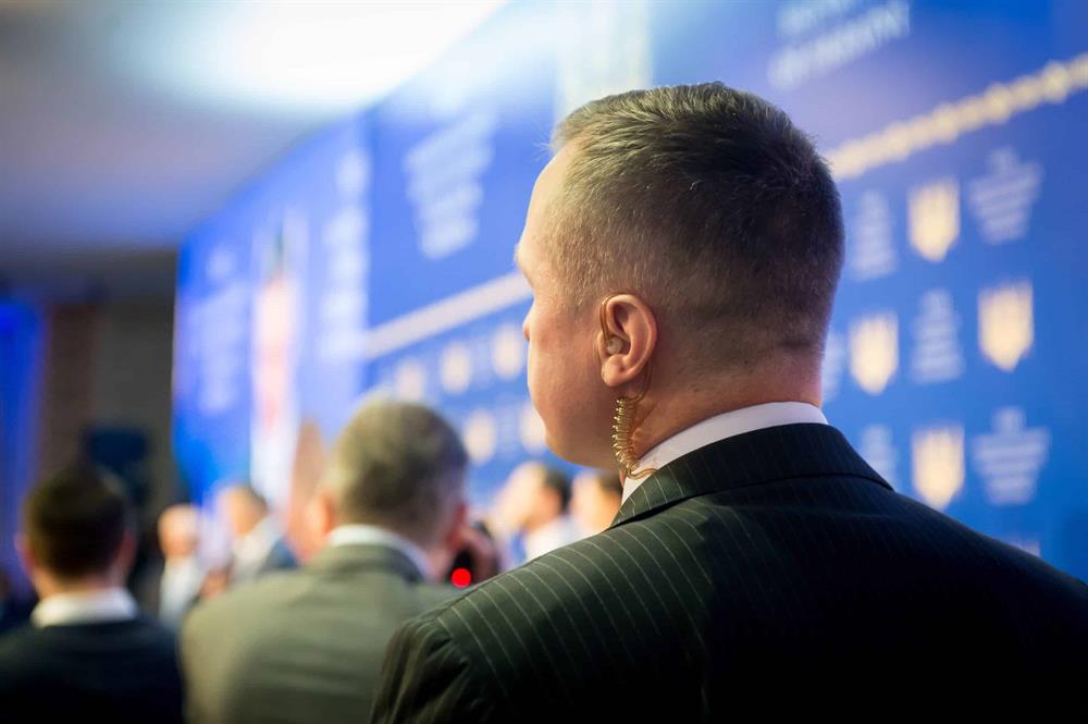Security professional overseeing guest arrivals under red carpet security protocol | Global Risk Solutions, Inc. Security professional overseeing guest arrivals under red carpet security protocol | Global Risk Solutions, Inc.