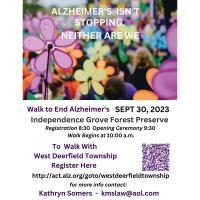 West Deerfield Township's Walk to End Alzheimer's