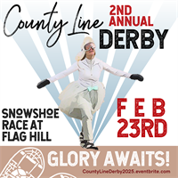 County Line Derby Snow Shoe Race at Flag Hill