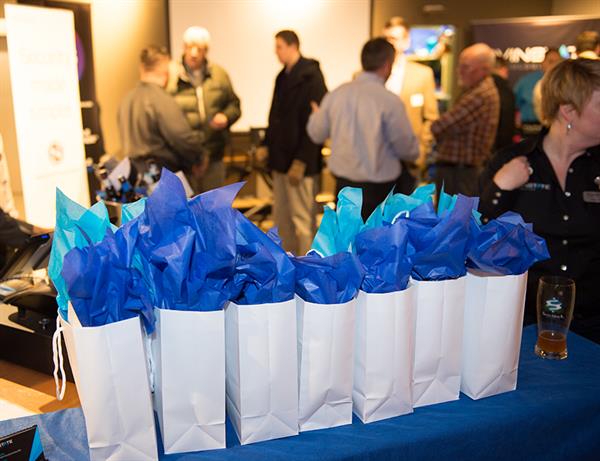 Breaches & Brew Guest Gift Bags