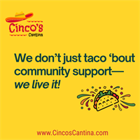Cinco’s Seeks Organization for Month-Long Benefit