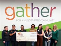 CINCO’S CANTINA DONATES $5,000 TO GATHER