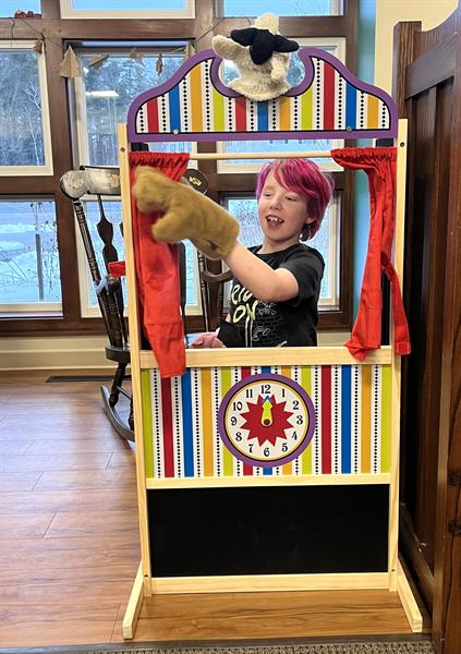 Puppet Theater from the Toy Library NH