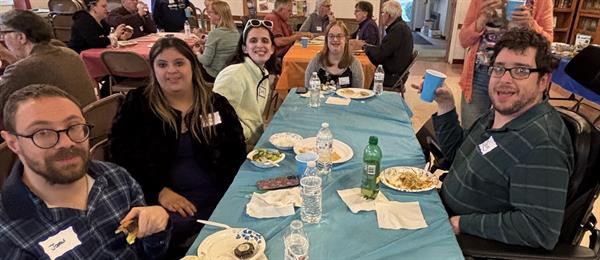 Annual Family Potluck - future residents sharing a meal! 