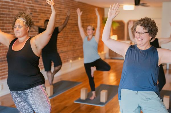 Group class at Sanctuary Yoga & Wellness Group class at Sanctuary Yoga & Wellness