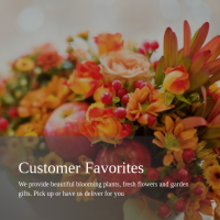 Exeter Flower Shop -Flowers for Thanksgiving on Thursday