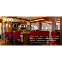 epoch Gastropub at The Exeter Inn  - Outdoor dining at Epoch is back in late April!