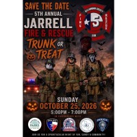 Jarrell Fire & Rescue's Trunk or Treat