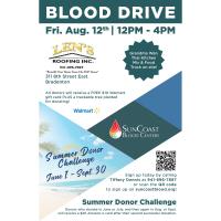 Blood Drive at Len's Roofing