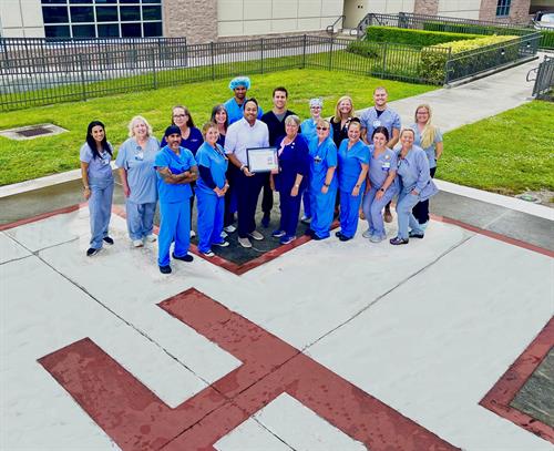 The hospital has earned national awards for stroke care The hospital has earned national awards for stroke care