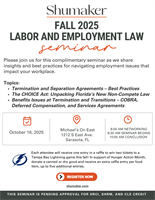 Shumaker Fall Employment Law Seminar