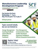 Manufacturers Leadership Development Program - Via Zoom with SCF