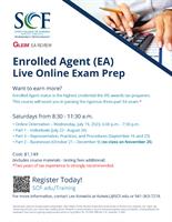 Enrolled Agent (EA) Live Online Exam Prep with SCF