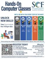 OUTLOOK - HANDS ON CLASSES at SCF