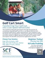 GOLF CART SMART at SCF Venice