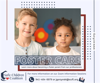 Safe Children Coalition Foster Parent Informational Meeting via Zoom