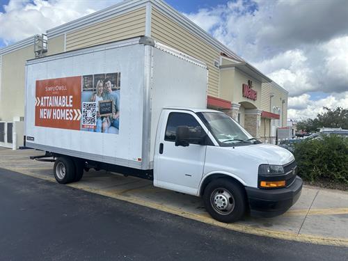 Neil Communties Route truck at Wawa Lakewood Ranch on site for 45 minutes while vendor delivery. 