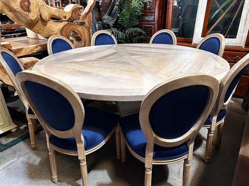 On Trend Coastal Furniture, Tables, Chairs and Cabinets: Hand Crafted From Reclaimed Barnwood 