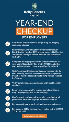 Year End Check List