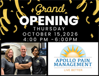 Grand Opening - Apollo Pain Management