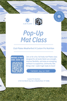 Pop Up Mat Class