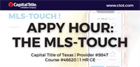 Appy Hour: The MLS Touch