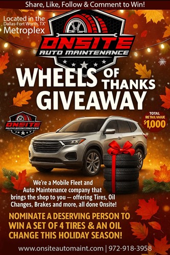 Onsite Auto Gives Back!