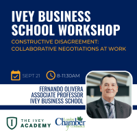 Constructive Disagreement: Collaborative Negotiations at Work presented by the Ivey Academy