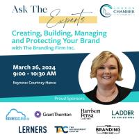* Ask the Experts | Creating, Building, Managing and Protecting Your Brand with The Branding Firm Inc.