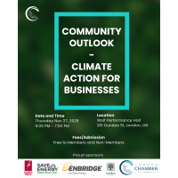 Community Outlook - Climate Action for Businesses An outreach program brought to you by the London Chamber of Commerce and the City of London