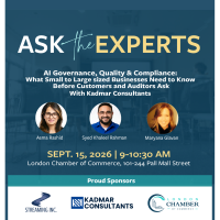 v2026 AI Governance, Quality & Compliance: What Small to Large sized Businesses Need to Know Before Customers and Auditors Ask (ISO 9001:2026, ISO 42001:2023)