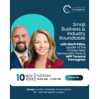 Small Business & Industry Roundtable with Marit Stiles