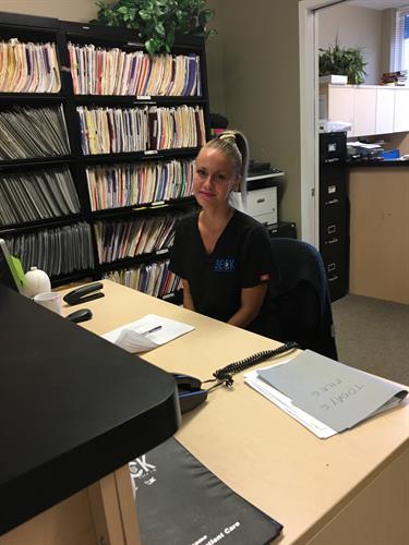 Kasia is our front office manager, the first patient care specialist you'll meet at Beck.