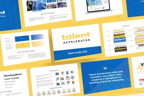 Logo and Brand Design for a Talent Accelerator out of Ryerson University / Toronto Metropolitan University