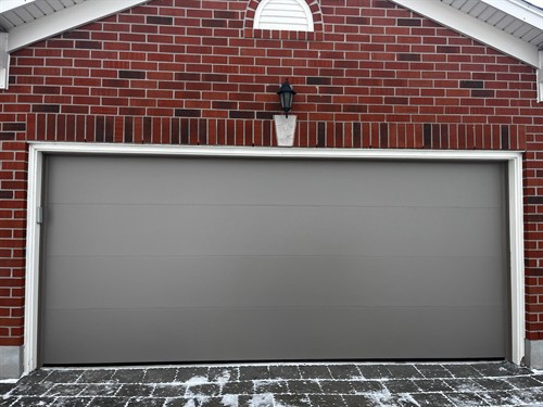 Double Garage Door - Sandstone