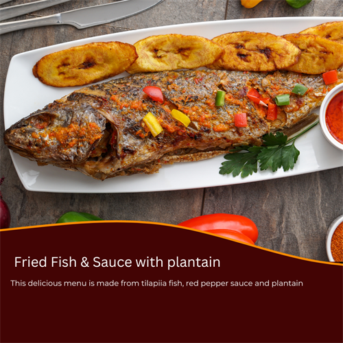 Fish and Plantain meal
