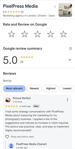 Client feedback following implementation of structured marketing recommendations. Focused on measurable growth and practical execution.