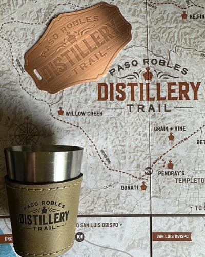 Paso Robles Distillery Trail Map