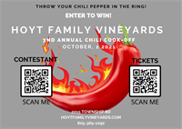 Hoyt Family Vineyards 3rd Annual Chili Cook-Off