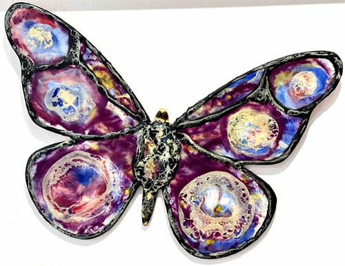 Encaustic butterfly