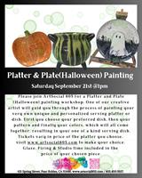 Platter & Plate Painting (Halloween) Workshop at ArtSocial 805