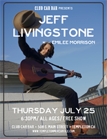 Jeff Livingstone w/ Emilee Morrison LIVE at Club Car Bar