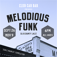 Melodious Funk LIVE at Club Car Bar