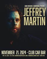 Jeffrey Martin w/ R.O. Shapiro LIVE at Club Car Bar