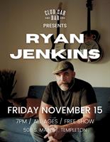 Ryan Jenkins LIVE at Club Car Bar