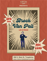 Brock Van Pelt LIVE at Club Car Bar