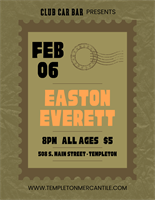 Easton Everett LIVE at Club Car Bar